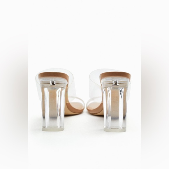 COPY - ZARA TRANSPARENT HEELED SANDALS Original price $49.90 USD - Picture 4 of 8
